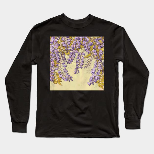 Wisteria Long Sleeve T-Shirt by lottibrown